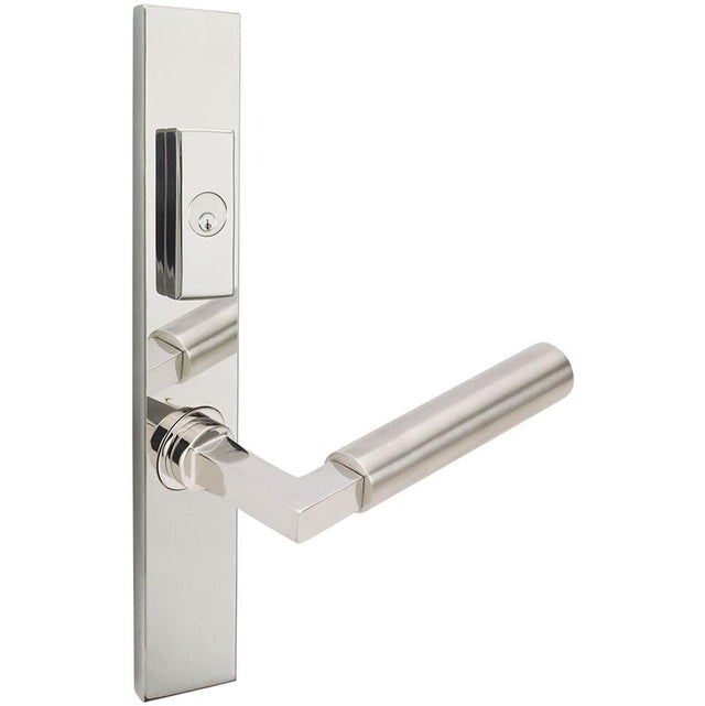 INOX - MU Multipoint 221 Aurora US Entry Lever Low SP LH - Satin Stainless Steel