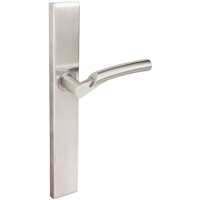 INOX - MU Multipoint 223 Phoenix Passage Lever High US32D - Satin Stainless Steel