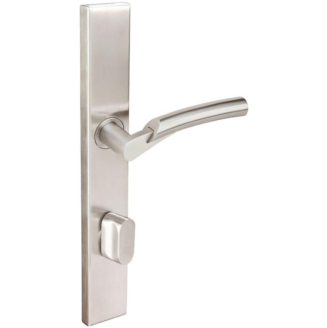 INOX - MU Multipoint 223 Phoenix US Entry Lever High US32D LH - Satin Stainless Steel