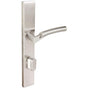 INOX - MU Multipoint 223 Phoenix US Entry Lever High US32D LH - Satin Stainless Steel