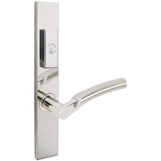 INOX - MU Multipoint 223 Phoenix US Entry Lever Low SP LH - Satin Stainless Steel