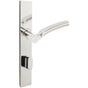 INOX - MU Multipoint 223 Phoenix US Entry Lever High SP LH - Satin Stainless Steel