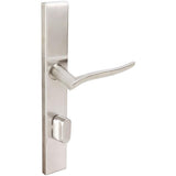 INOX - MU Multipoint 225 Waterfall US Entry Lever High US32D RH - Satin Stainless Steel