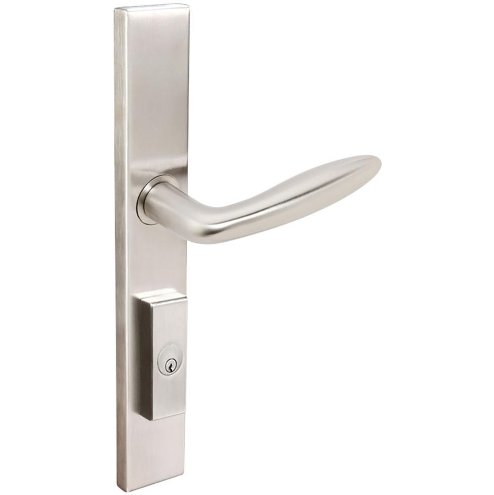 INOX - MU Multipoint 226 Summer US Entry Lever High US32 LH - Polished Stainless Steel