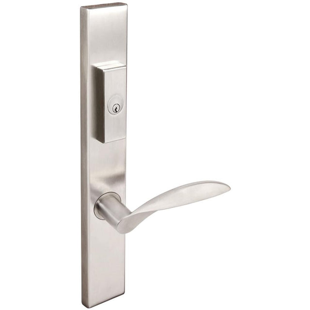 INOX - MU Multipoint 227 Stratus US Entry Lever Low US32D RH - Satin Stainless Steel