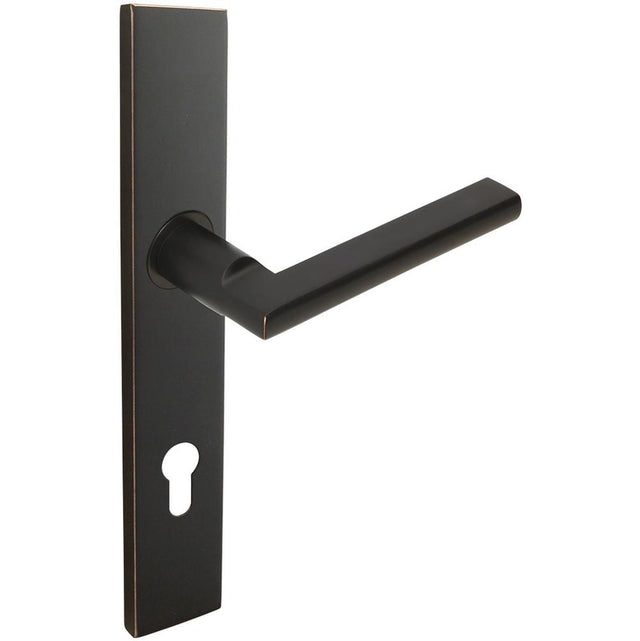 INOX - MU Multipoint 243 Sunrise Euro Entry Lever High US10B RH - Oil Rubbed Bronze