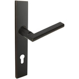 INOX - MU Multipoint 243 Sunrise Euro Entry Lever High US10B LH - Oil Rubbed Bronze