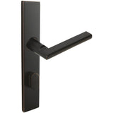 INOX - MU Multipoint 243 Sunrise US Entry Lever High US10B RH - Oil Rubbed Bronze