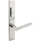 INOX - MU Multipoint 243 Sunrise US Entry Lever Low US32 RH - Polished Stainless Steel