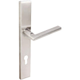 INOX - MU Multipoint 243 Sunrise Euro Entry Lever High US32D LH - Satin Stainless Steel