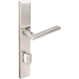 INOX - MU Multipoint 243 Sunrise US Entry Lever High US32D LH - Satin Stainless Steel