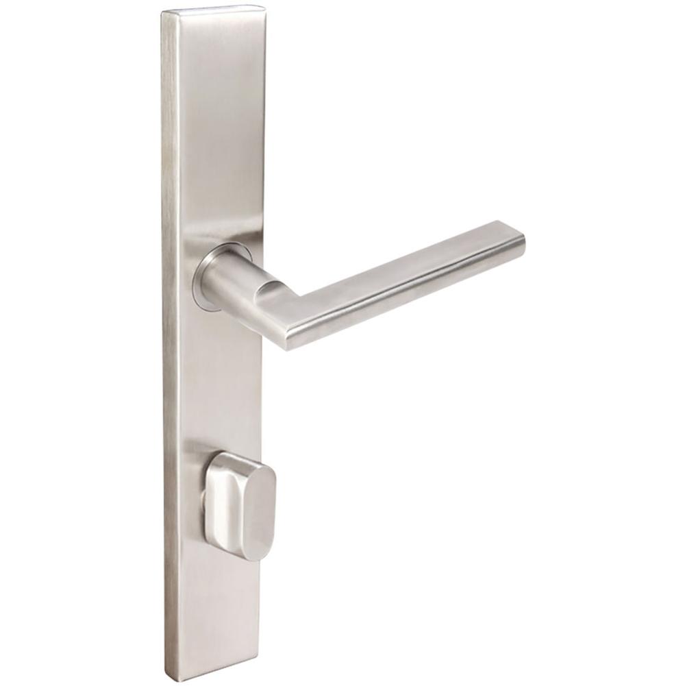 INOX - MU Multipoint 243 Sunrise US Entry Lever High US32D RH - Satin Stainless Steel