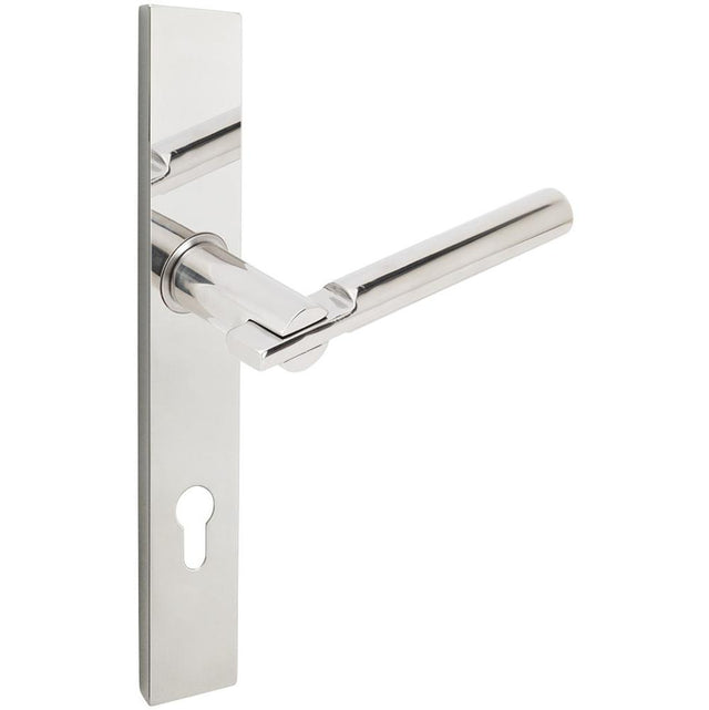 INOX - MU Multipoint 251 Sequoia Euro Entry Lever High US32 RH - Polished Stainless Steel