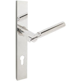 INOX - MU Multipoint 251 Sequoia Euro Entry Lever High US32 LH - Polished Stainless Steel