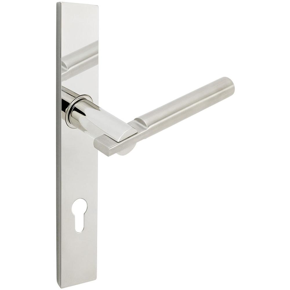 INOX - MU Multipoint 251 Sequoia Euro Entry Lever High SP LH - Satin Stainless Steel