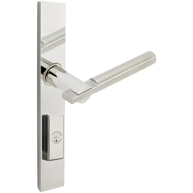 INOX - MU Multipoint 251 Sequoia US Entry Lever High SP LH - Satin Stainless Steel