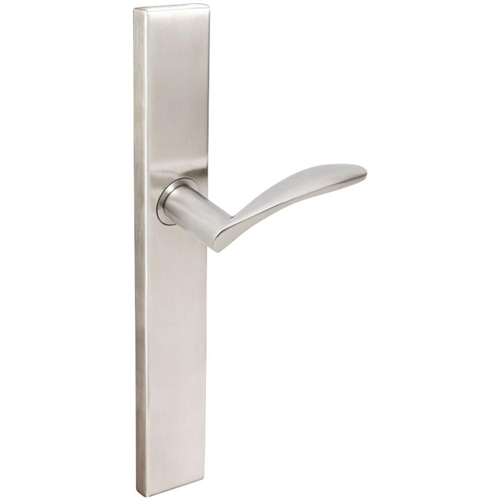 INOX - MU Multipoint 311 Crest US Patio Lever High US32D LH - Satin Stainless Steel