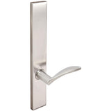 INOX - MU Multipoint 311 Crest Passage Lever Low US32D - Satin Stainless Steel