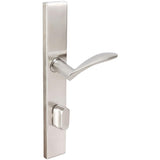 INOX - MU Multipoint 311 Crest US Entry Lever High US32D LH - Satin Stainless Steel