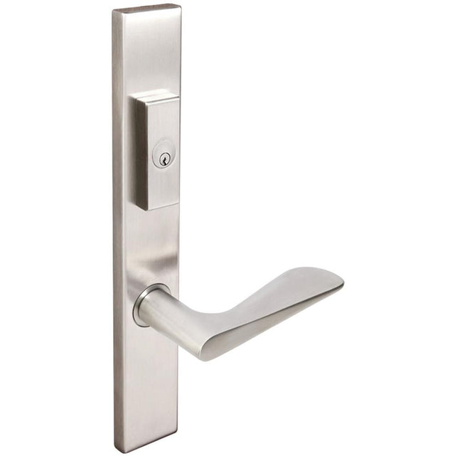 INOX - MU Multipoint 344 Ecco US Entry Lever Low US32D RH - Satin Stainless Steel