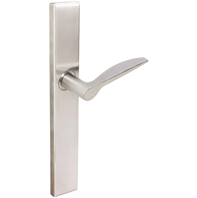 INOX - MU Multipoint 351 Toronto Hf Psge/Hf Dmy Lvr Hi US32D LH - Satin Stainless Steel