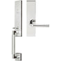 INOX - NY Handleset MT Mortise Cologne Full Dummy 32 RH - Polished Stainless Steel