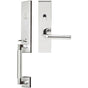 INOX - NY Handleset MT Mortise Cologne Entry 2-3/4''  32 LHR - Polished Stainless Steel
