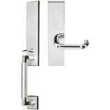 INOX - NY Handleset Tubular Munich Full Dummy 32 LH - Polished Stainless Steel