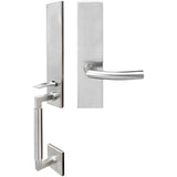 INOX - NY Handleset MT Mortise Oslo Full Dummy 32D RH - Satin Stainless Steel