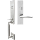 INOX - NY Handleset MT Mortise Oslo Entry 2-1/2''  32D RH - Satin Stainless Steel
