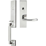 INOX - NY Handleset MT Mortise Oslo Entry 2-1/2''  32 RHR - Polished Stainless Steel