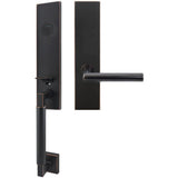INOX - NY Handleset MT Mortise Frankfurt Full Dummy 10B LH - Oil Rubbed Bronze