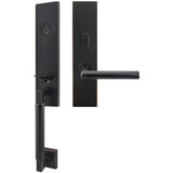 INOX - NY Handleset MT Mortise Frankfurt Entry 2-3/4''  10B LHR - Oil Rubbed Bronze