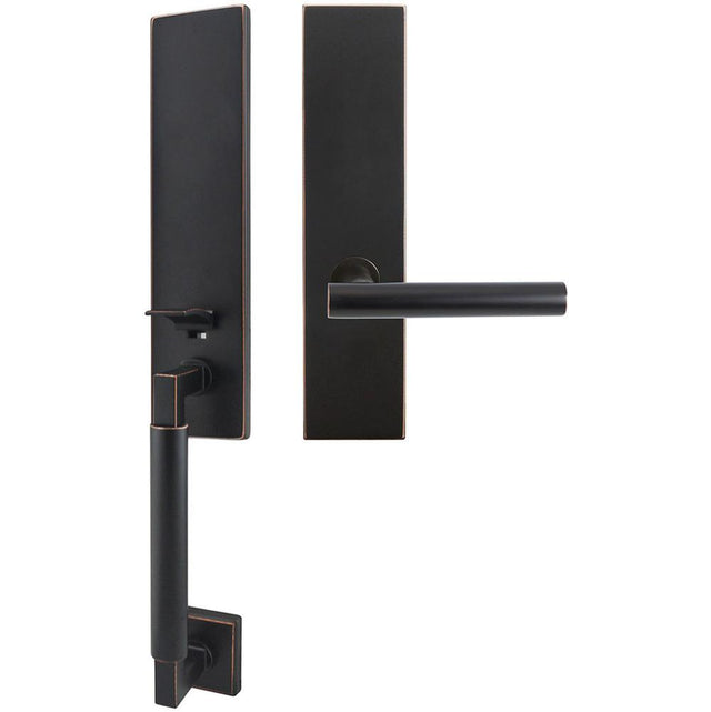 INOX - NY Handleset MT Mortise Copenhagen Full Dummy 10B RH - Oil Rubbed Bronze