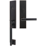 INOX - NY Handleset MT Mortise Copenhagen Entry 2-1/2''  10B LH - Oil Rubbed Bronze