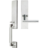 INOX - NY Handleset MT Mortise Copenhagen Full Dummy 32 RH - Polished Stainless Steel