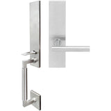INOX - NY Handleset MT Mortise Copenhagen Full Dummy 32D RH - Satin Stainless Steel