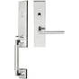 INOX - NY Handleset MT Mortise Stockholm Entry 2-1/2''  32 RH - Polished Stainless Steel