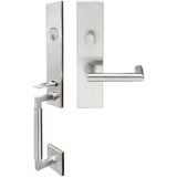 INOX - NY Handleset MT Mortise Stuttgart Entry 2-3/4''  32D RHR - Satin Stainless Steel