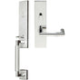 INOX - NY Handleset MT Mortise Stuttgart Entry 2-3/4''  32 RH - Polished Stainless Steel