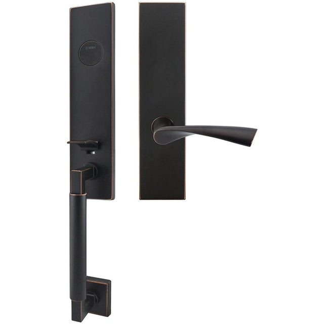 INOX - NY Handleset MT Mortise Breeze Full Dummy 10B LH - Oil Rubbed Bronze