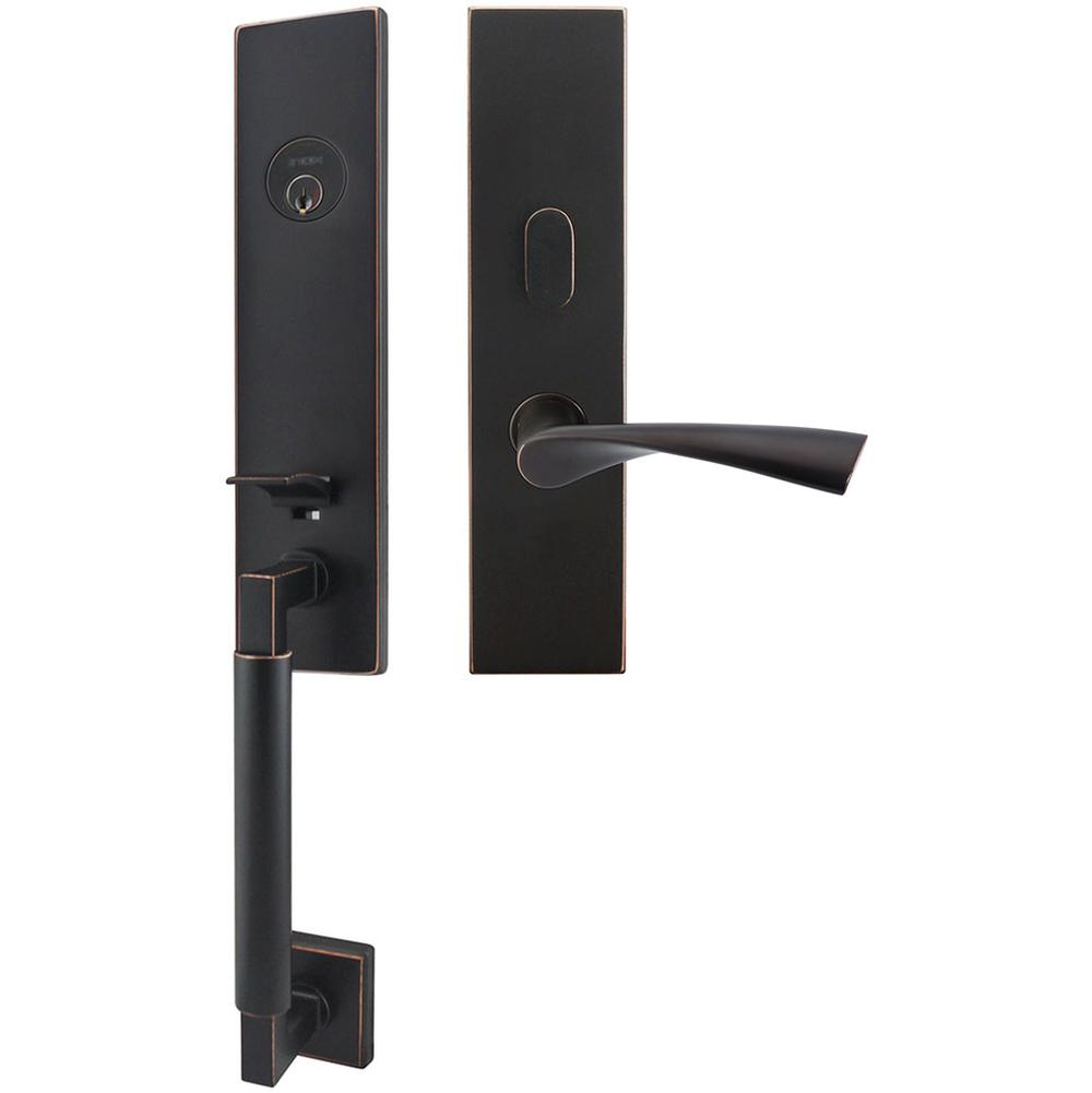 INOX - NY Handleset MT Mortise Breeze Entry 2-3/4''  10B RH - Oil Rubbed Bronze