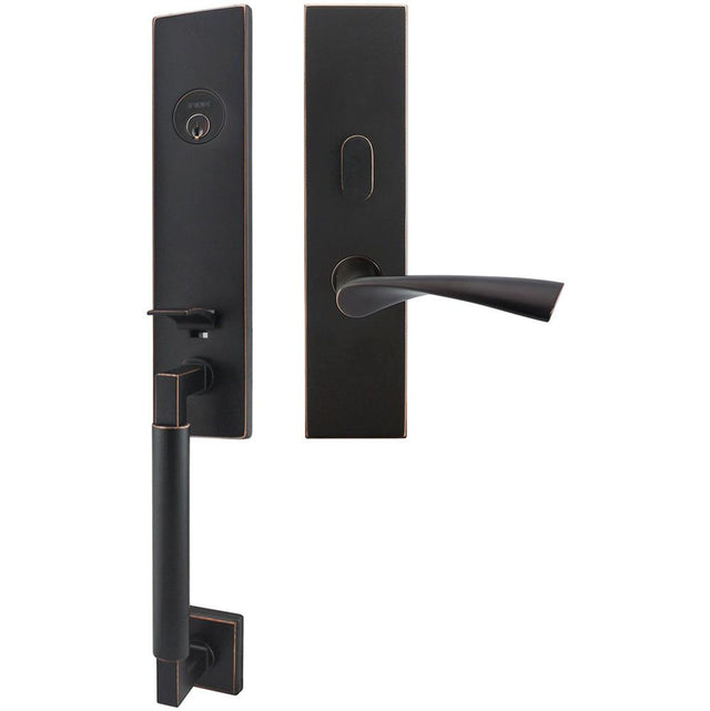 INOX - NY Handleset MT Mortise Breeze Entry 2-1/2''  10B RH - Oil Rubbed Bronze