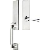 INOX - NY Handleset MT Mortise Breeze Full Dummy 32 LH - Polished Stainless Steel