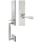 INOX - NY Handleset MT Mortise Breeze Full Dummy 32D LH - Satin Stainless Steel