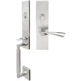 INOX - NY Handleset MT Mortise Breeze Entry 2-1/2''  32D LH - Satin Stainless Steel