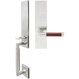 INOX - NY Handleset MT Mortise Cabernet Full Dummy 32D RH - Satin Stainless Steel