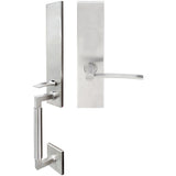 INOX - NY Handleset MT Mortise Horizon Full Dummy 32D RH - Satin Stainless Steel