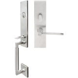 INOX - NY Handleset MT Mortise Horizon Entry 2-1/2''  32D LH - Satin Stainless Steel