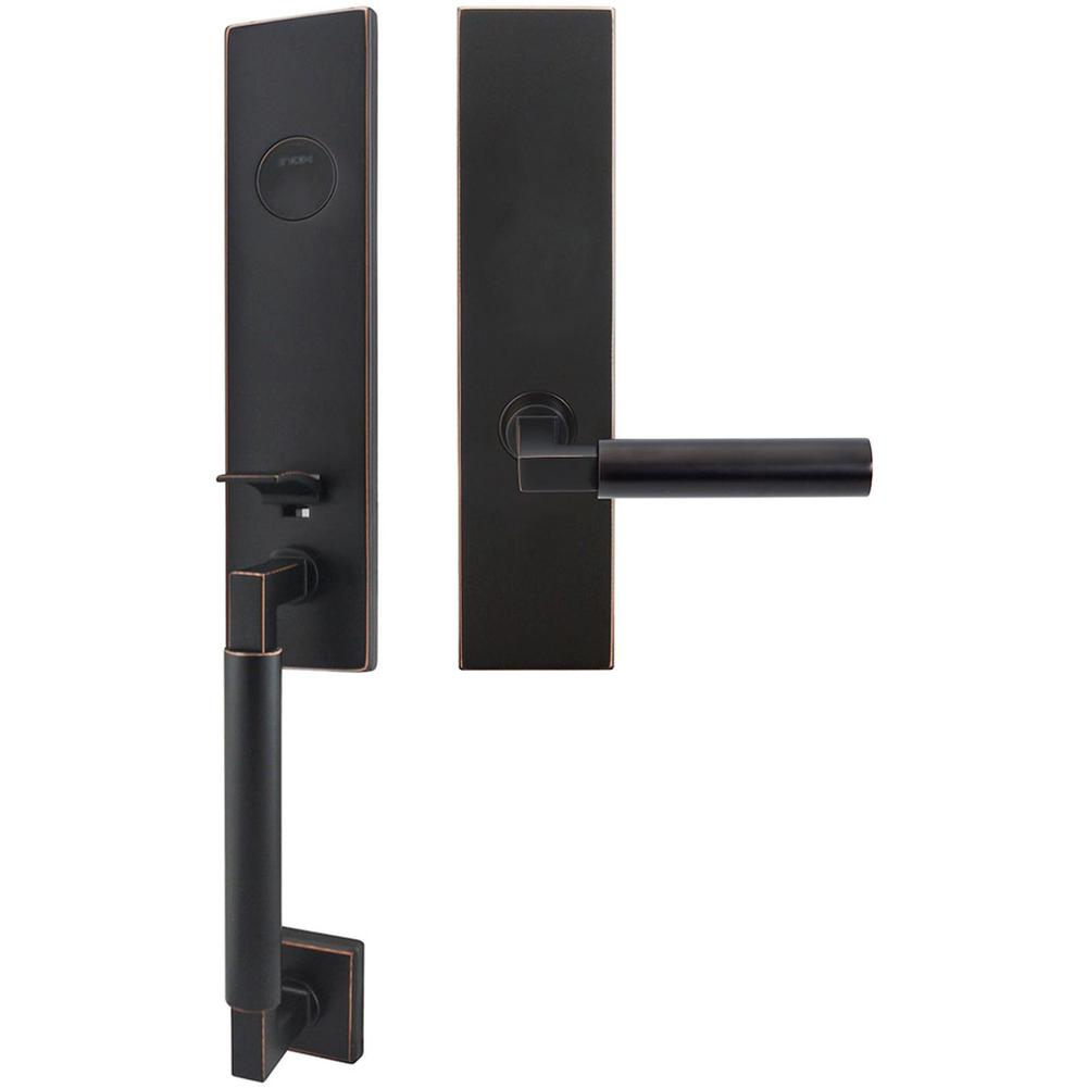 INOX - NY Handleset MT Mortise Aurora Full Dummy 10B LH - Oil Rubbed Bronze